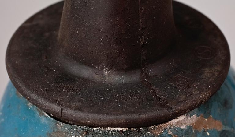 BORDSLAMPA, industri, 1900-talets mitt.