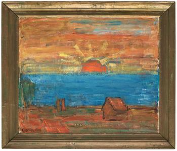 155. Carl Kylberg, "Coucher du soleil".