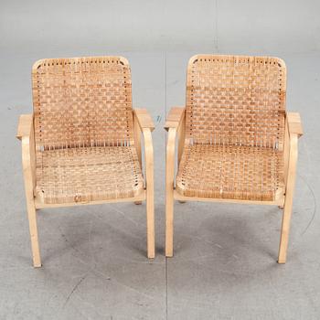 KARMSTOLAR, 2 st, Alvar Aalto, Artek.