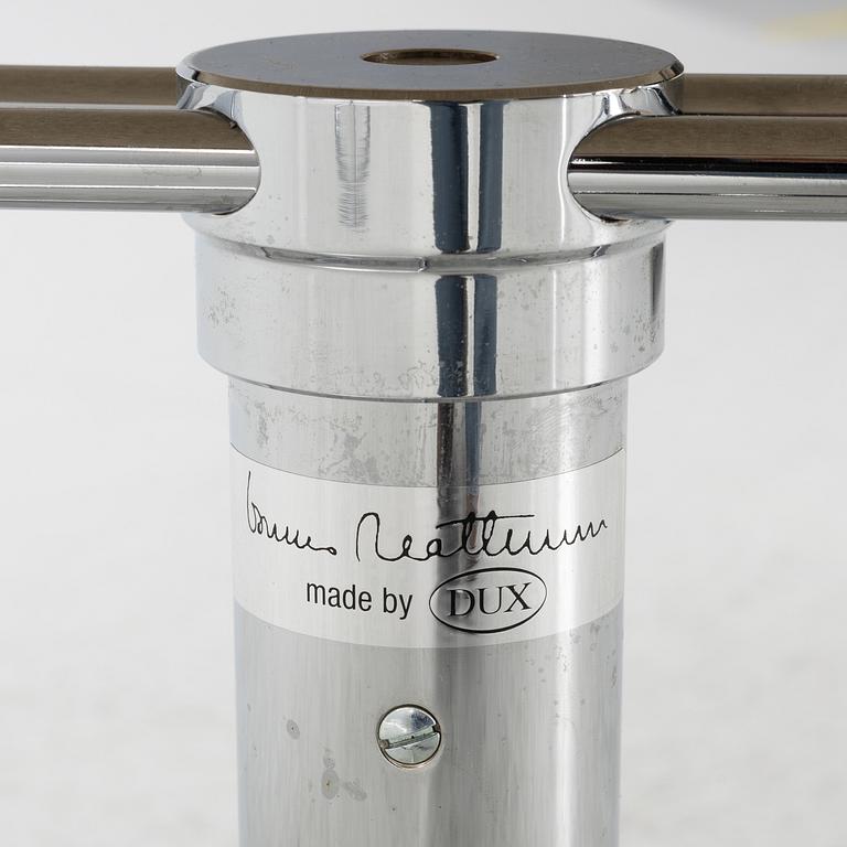 Bruno Mathsson, armchair "Jetson" and table, DUX,  and Bruno Mathsson International, Värnamo.