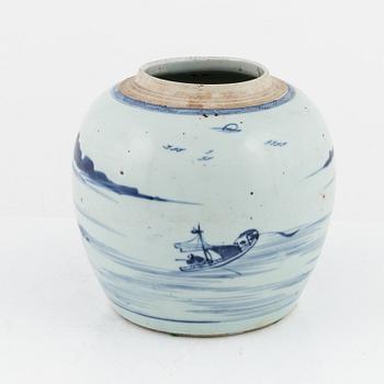 Urna, porslin, Kina, Qingdynasti, 1800-tal.