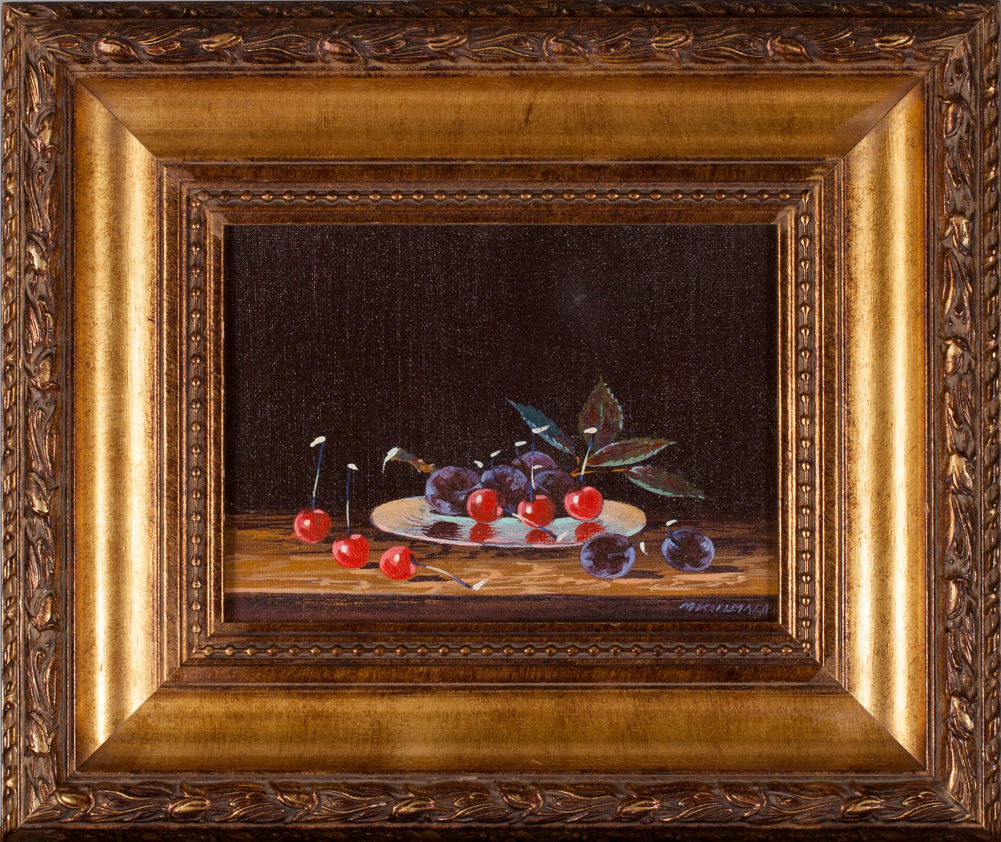 MATTI KULMALA, olja på duk uppfodrad på pannå, signerad.