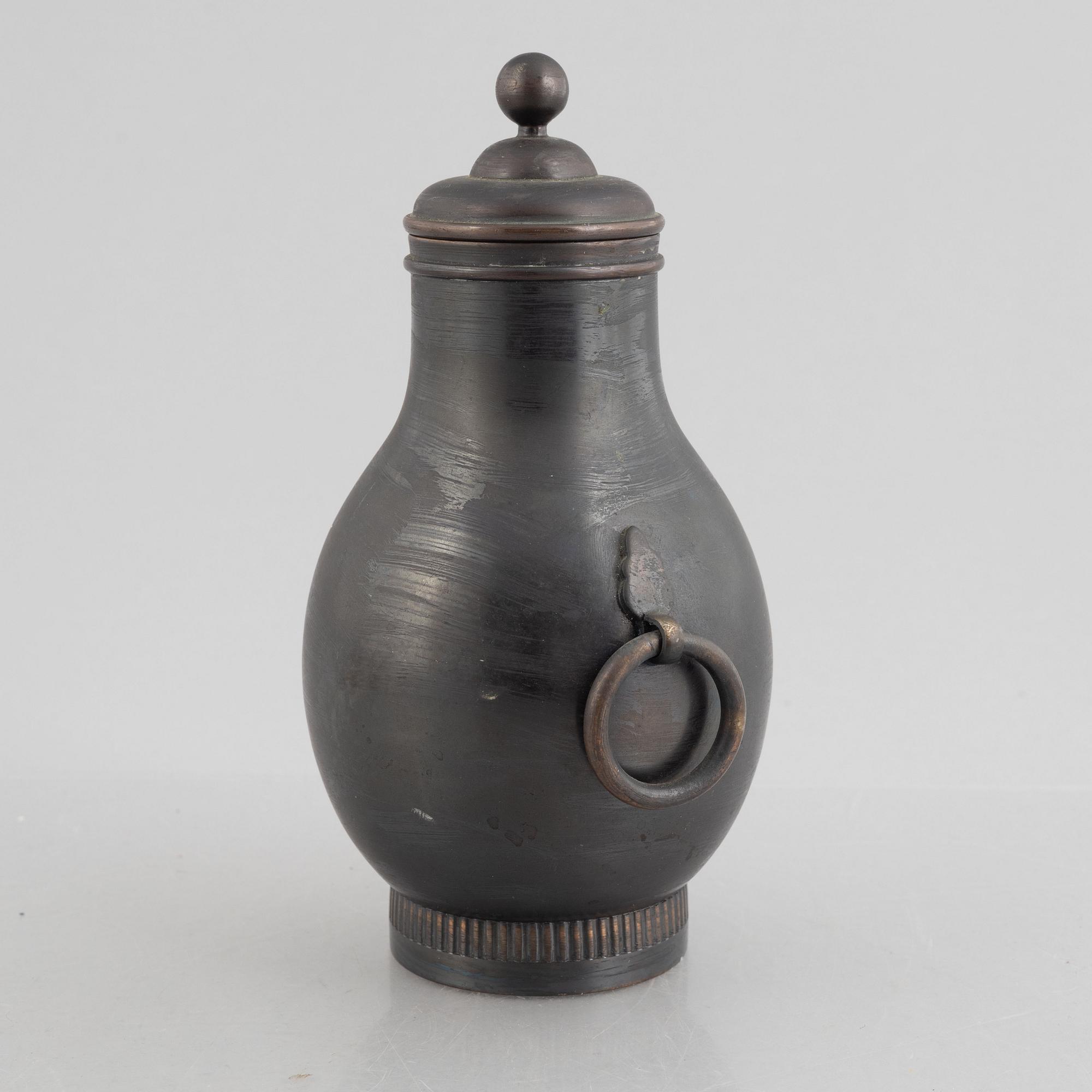 Svenskt Tenn, an urn with cover, Stockholm, Sweden 1929.
