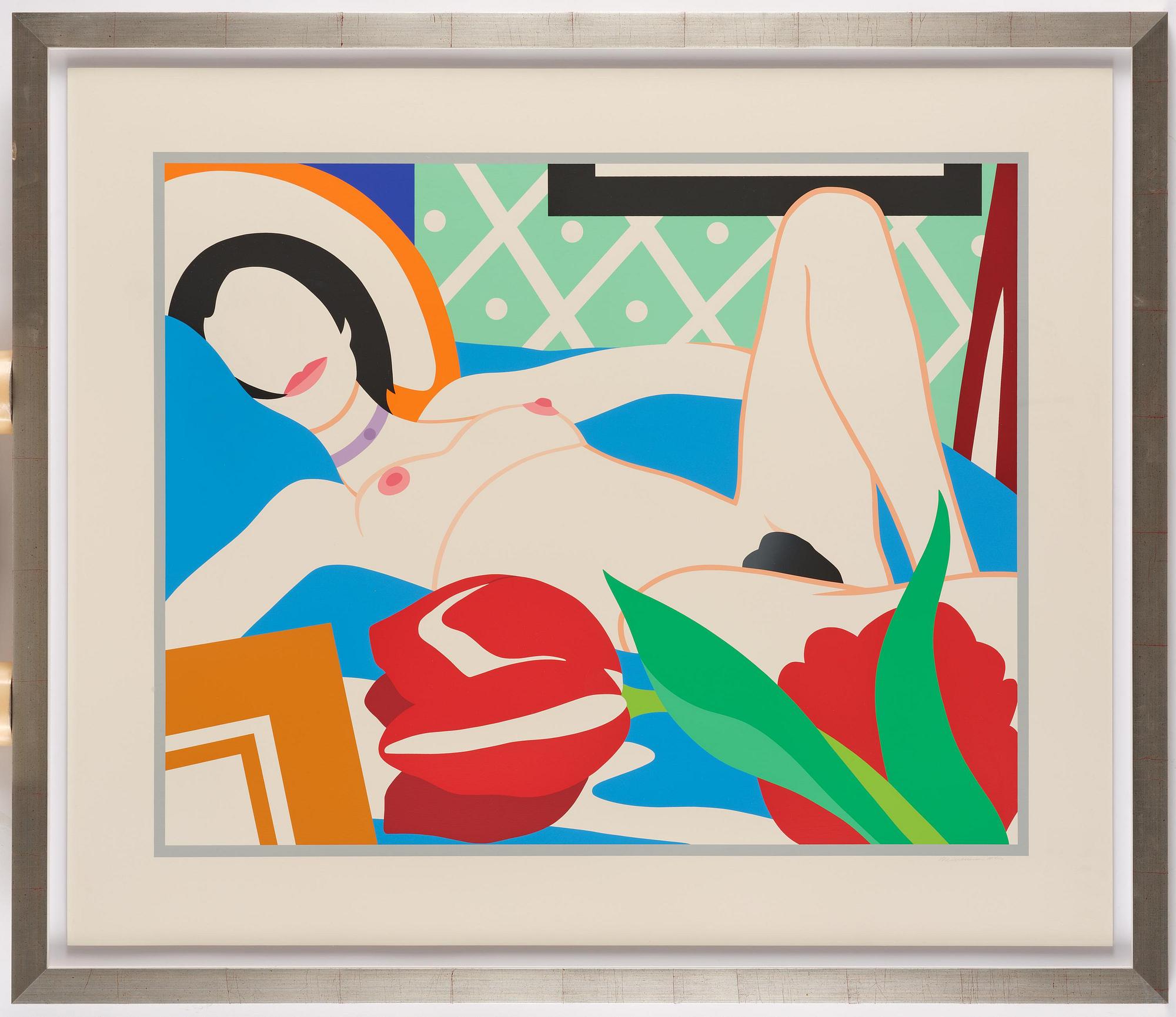 Tom Wesselmann, "Monica with Tulips".