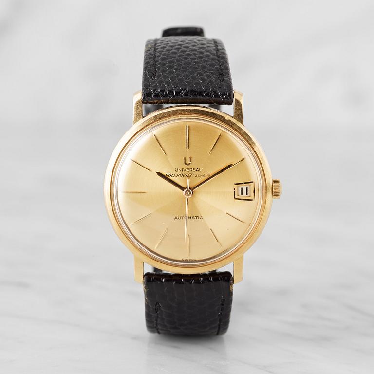 UNIVERSAL GENÈVE, Polerouter, armbandsur, 33,6 mm,