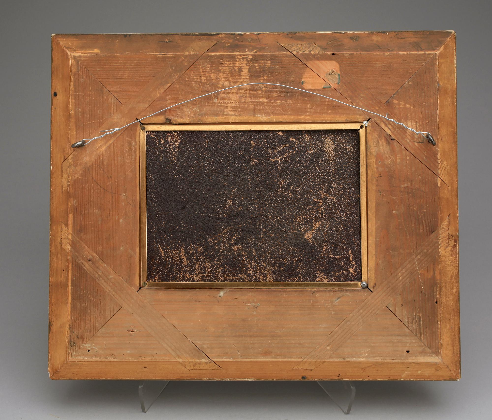 OKÄND KONSTNÄR, olja på plåt, Mellaneuropa, sent 1800-tal.