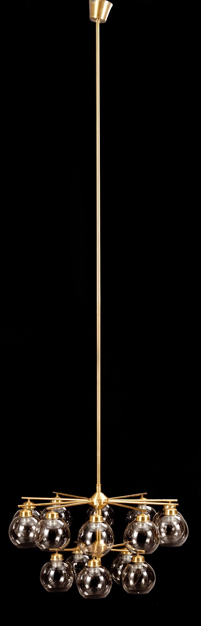 TAKLAMPA, möjligen Hans-Agne Jacobsson, 1900-talets andra hälft. Höjd ca 245 cm.