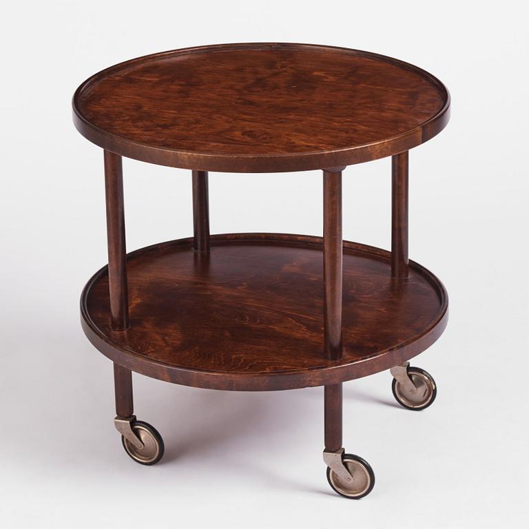 Gemla, a table on castors model "No 121", Diö 1930s.