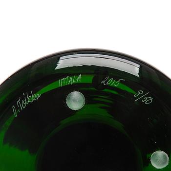 OIVA TOIKKA, "Lollipop", signerad O. Toikka, numrerad 8/50 Iittala 2015.