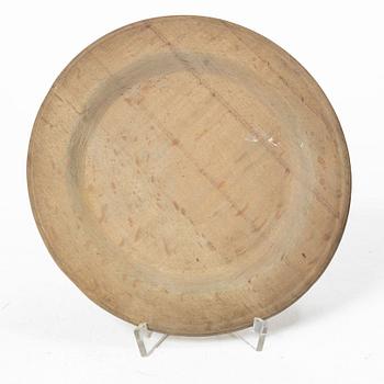 Wooden serving platters, 12 pcs, folk art, 19th century.