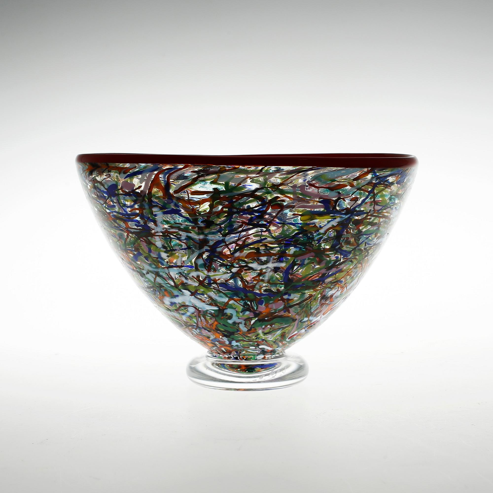 SKÅL, glas, Bertil Vallien, Kosta Boda, 1990-tal/2000-tal.