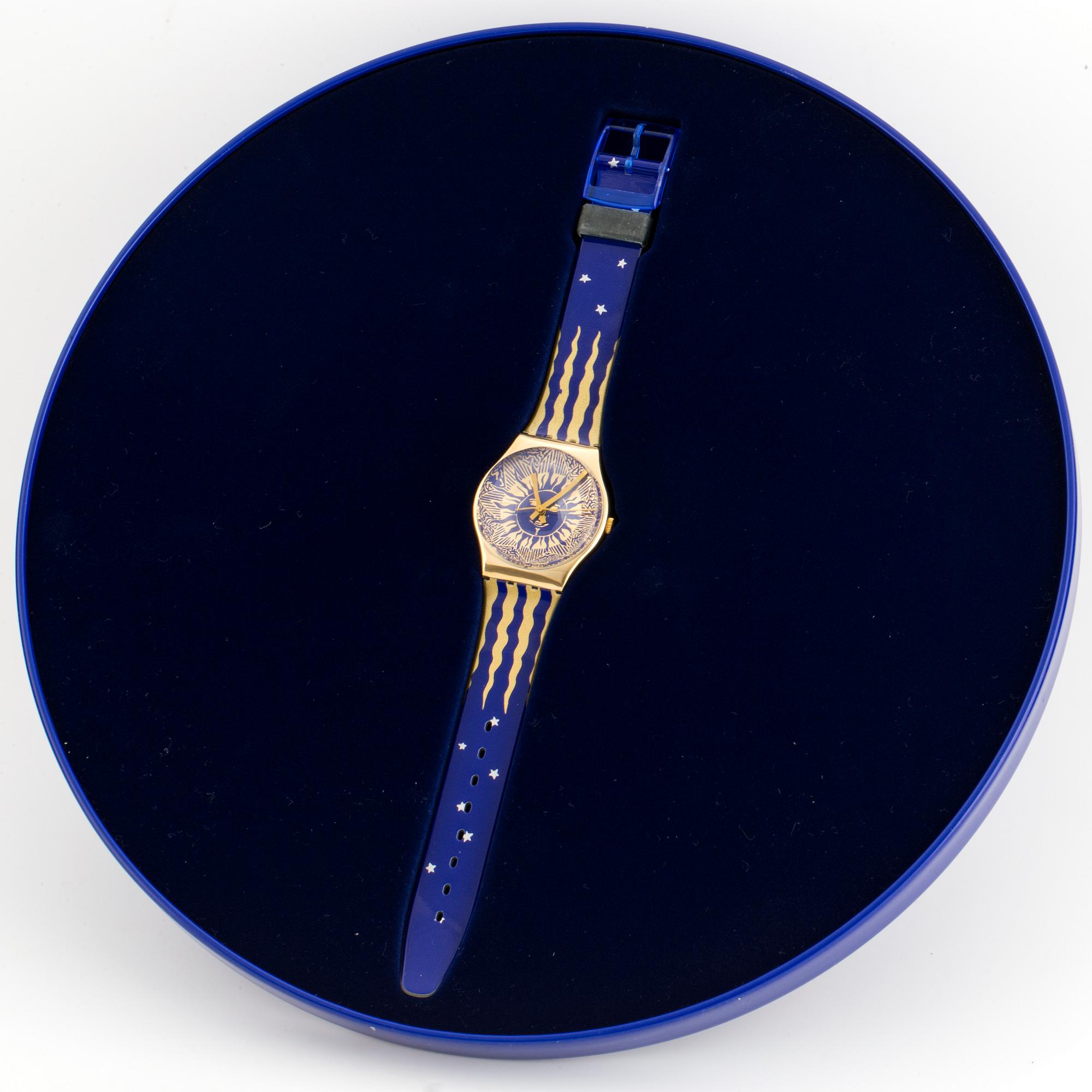 SWATCH, Christmas Special 1991, Hocus Pocus, wristwatch, 34 mm, - Bukowskis SWATCH, Christmas Special 1991, Hocus Pocus, wristwatch, 34 mm, - Bukowskis