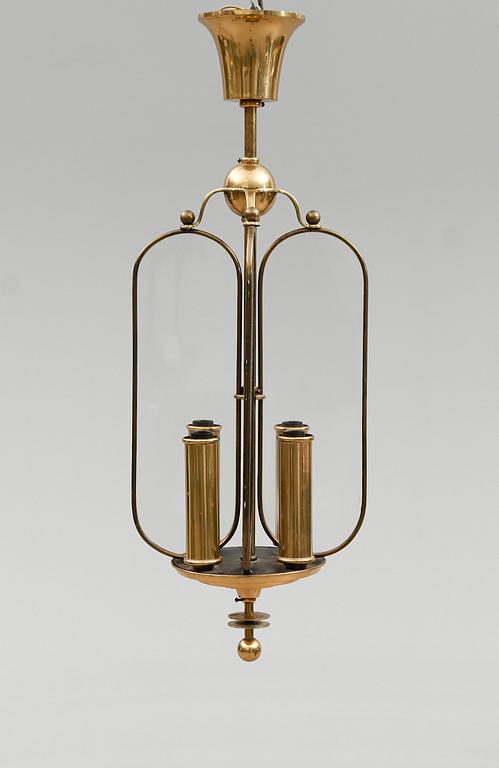 TAKLAMPA, 1900-talets mitt. Höjd 65 cm.