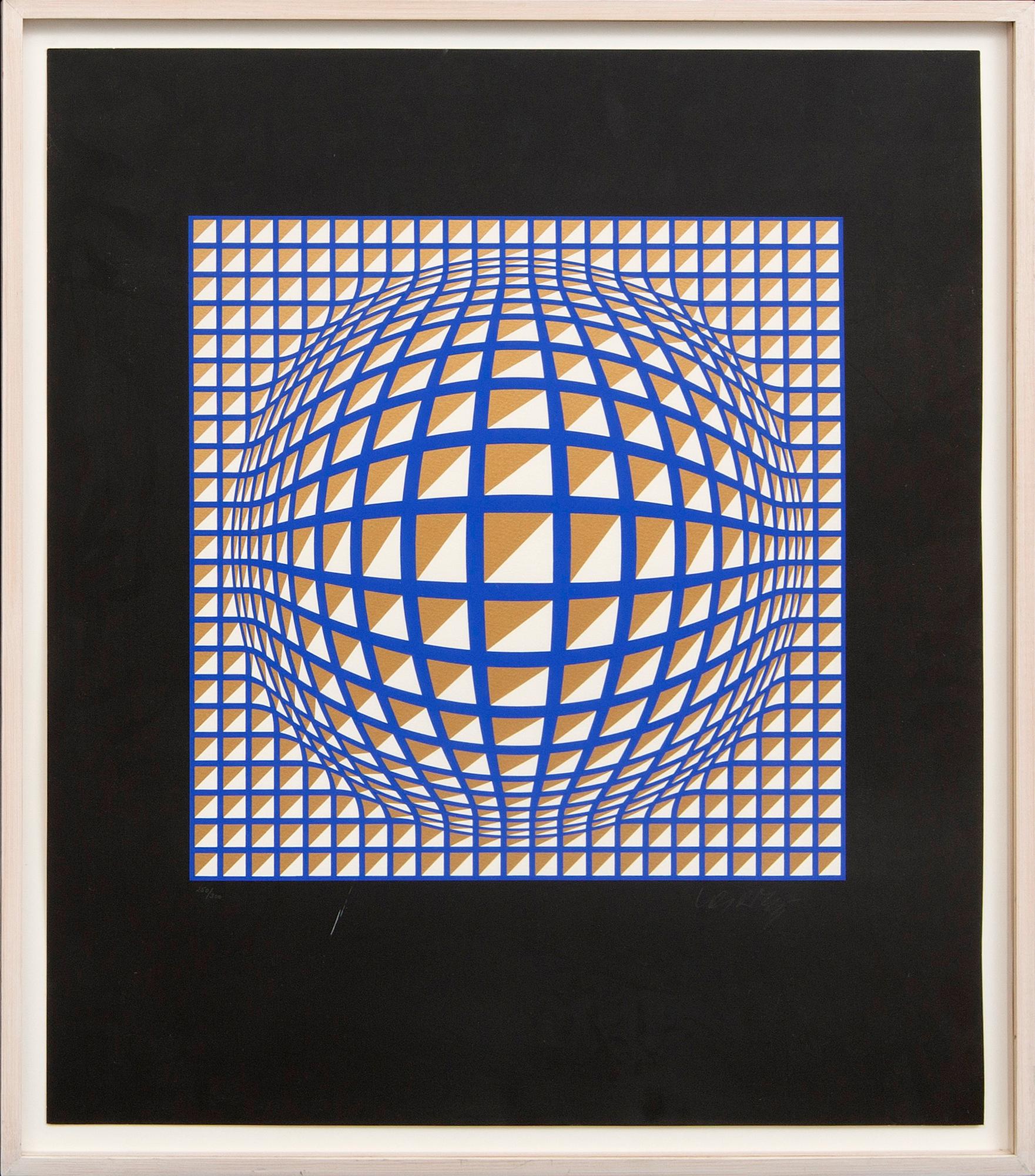 Victor Vasarely, färglitografi signerad och numrerad  250/300.