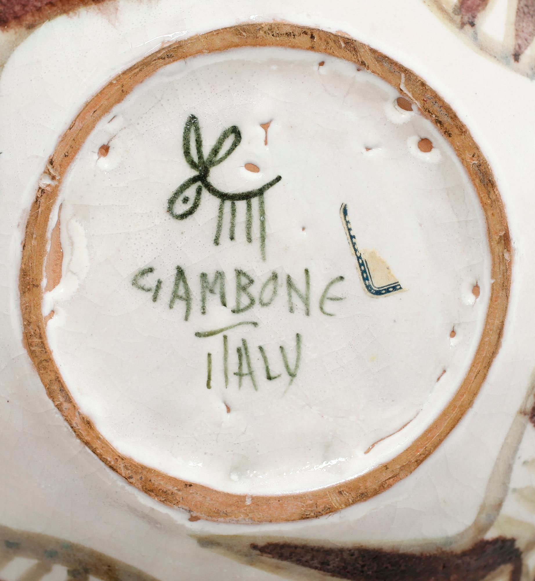 LOCKURNA, stengods, Gambone, Italien, 1900-talets mitt.