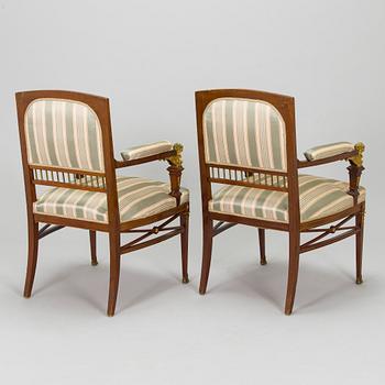 Möblemang, 8 delar, Empirestil, Ryssland, 1900-talets början.