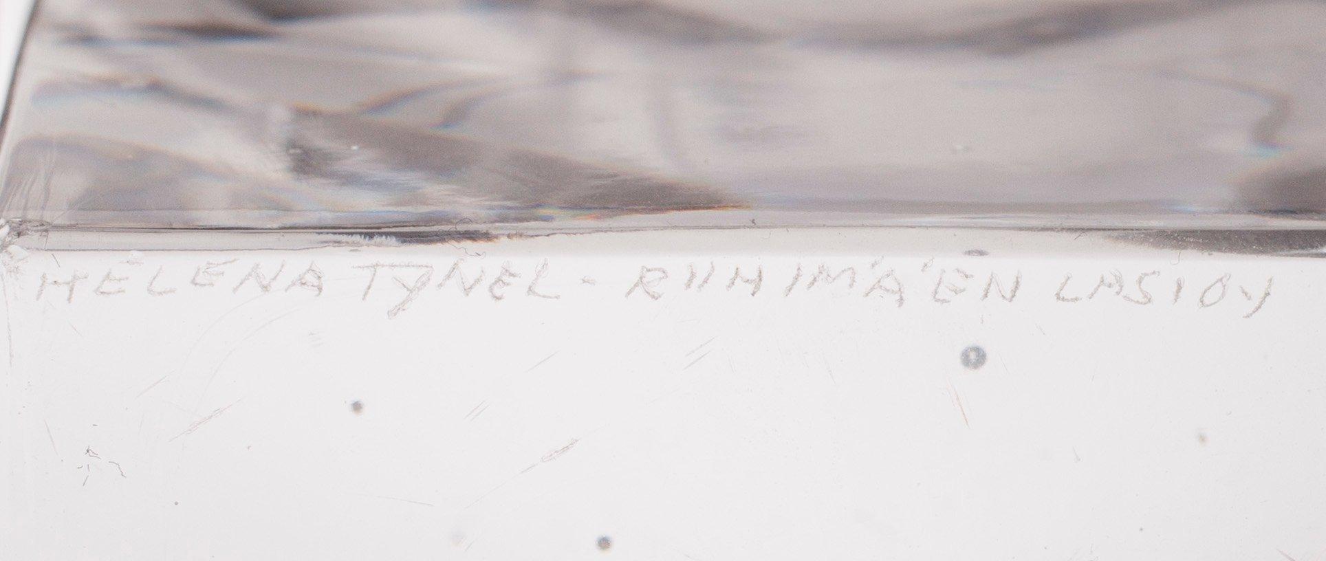 Helena Tynell, A GLASS SCULPTURE.