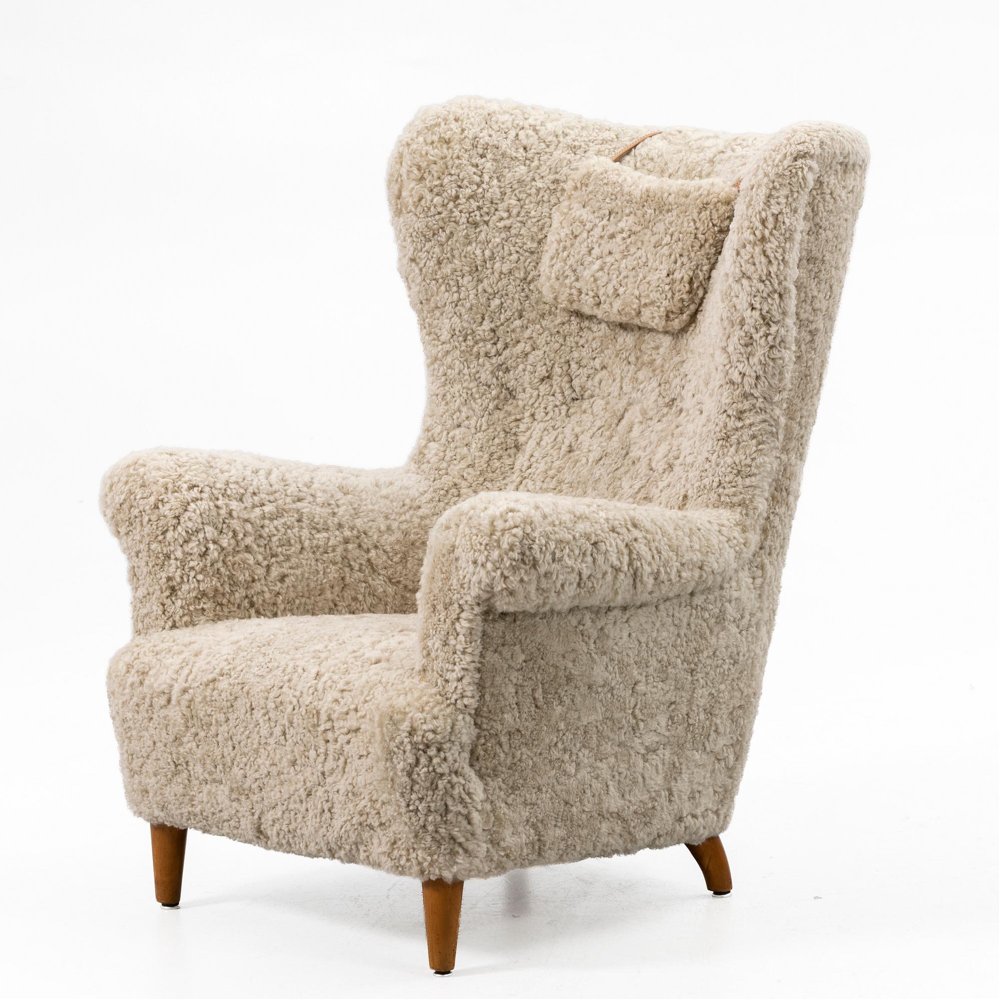 Armchair, Scandinavian Modern, 1940s.