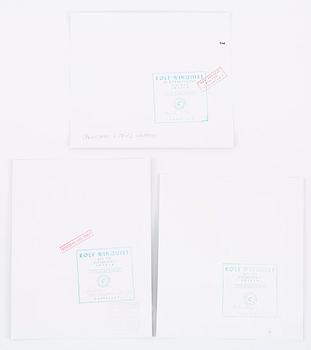 ROLF WINQUIST, Porträtt av Cari Bengtsson gelatinsilverfotografi. Vintage.