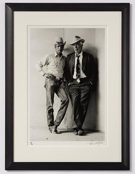 Terry O'Neill, "Paul Newman and Lee Marvin in costume for "Pocket Money", Tucson, Arizona", 1971.