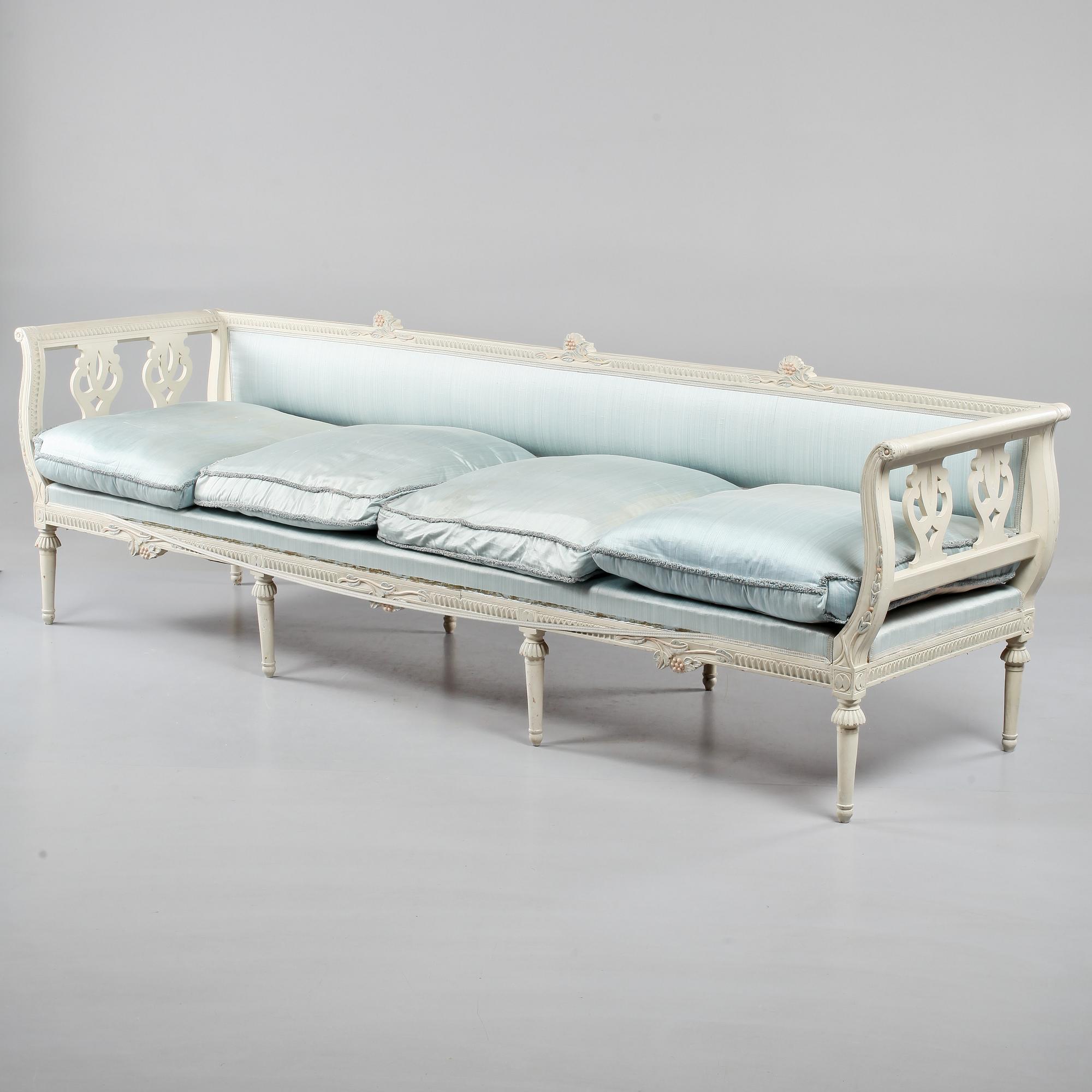 SOFFA, gustaviansk, sent 1700-tal.