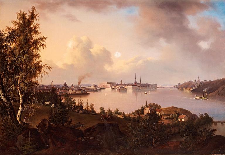 Joseph Magnus Stäck, View of Stockholm.