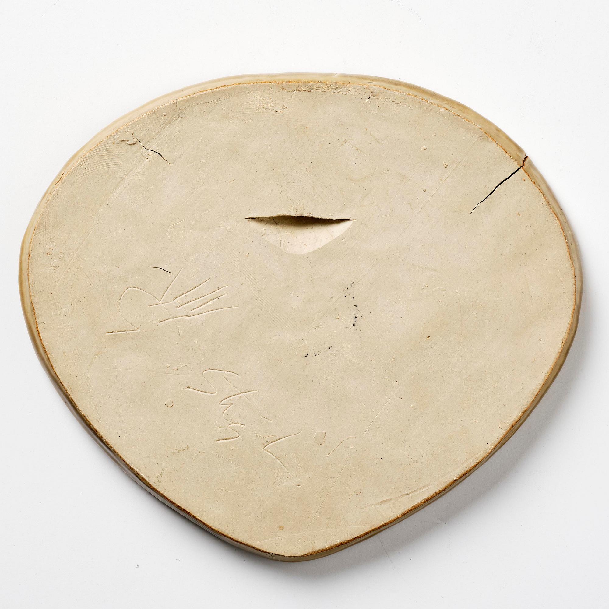 Stig Lindberg, a stoneware wall sculpture, Gustavsberg Studio ca 1960.