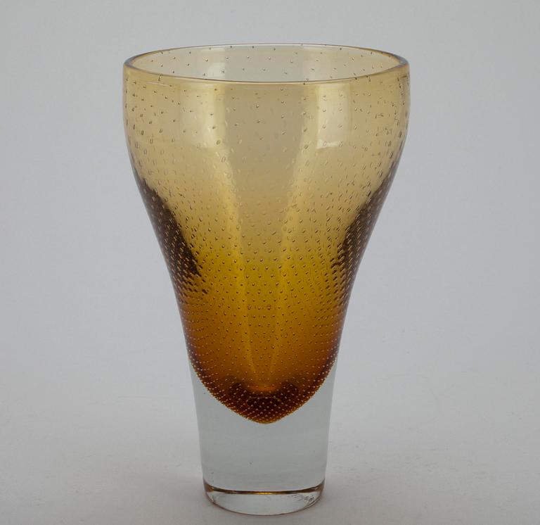 VAS, glas, Gunnel Nyman, signerad G. Nyman Nuutajärvi Notsjö -53.