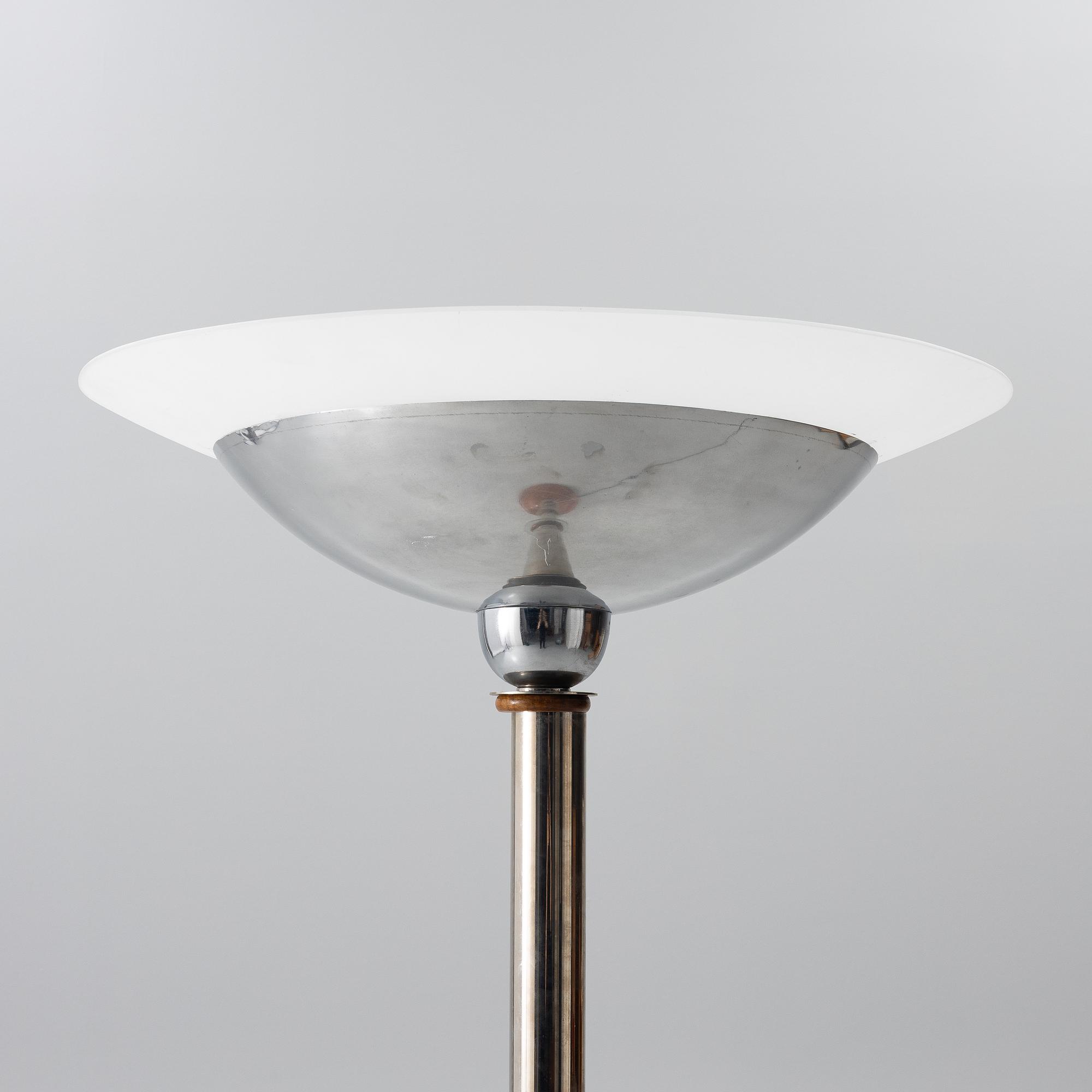 Floor lamp, Art Deco style, late 20th century.