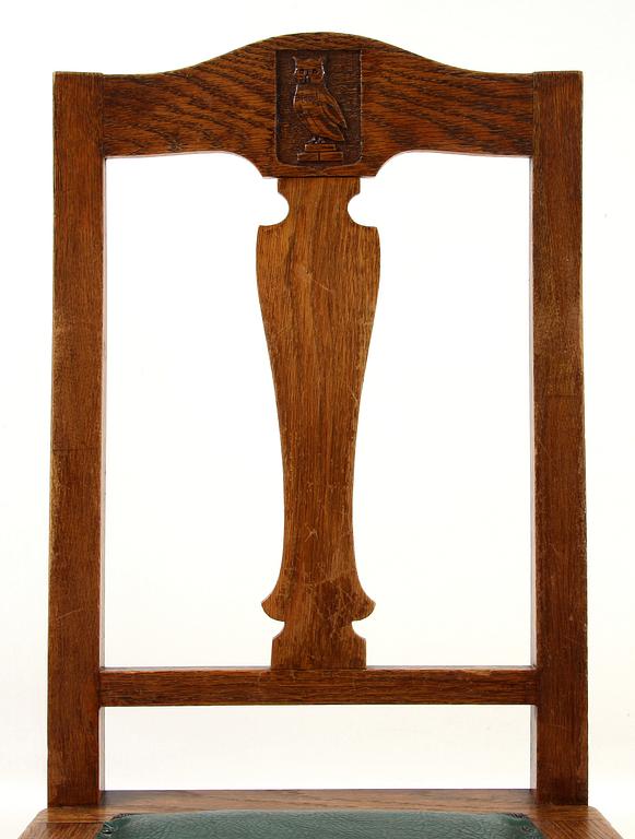 MATSALSBORD, nybarock, 1800/1900-tal samt STOLAR, 6 st, jugend, 1900-talets första kvartal.