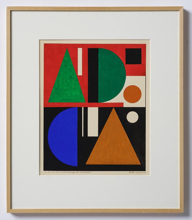 Auguste Herbin, "Oui".