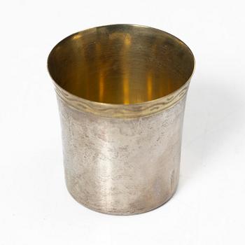 C.G. Hallberg, Six silver cups, Stockholm 1955.