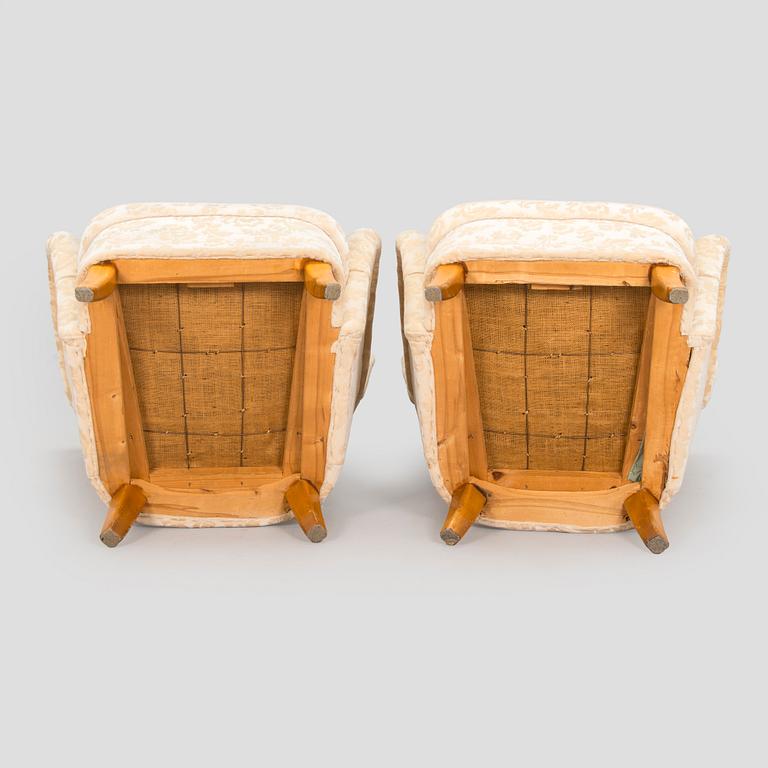 A mid-20th century armchairs.