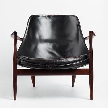 Ib Kofod-Larsen, a palisander "Elisabeth", easy chair, model "U 65", Christensen & Larsen, Copenhagen, Denmark, 1950-60's.