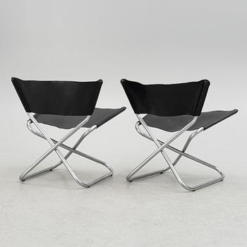 Erik Magnussen, armchairs, a pair, "Z-down chairs", Torben Ørskov, Denmark, circa 1968.