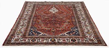Matta, semiantik Abadeh, Västra Persien, ca 308 x 207 cm.