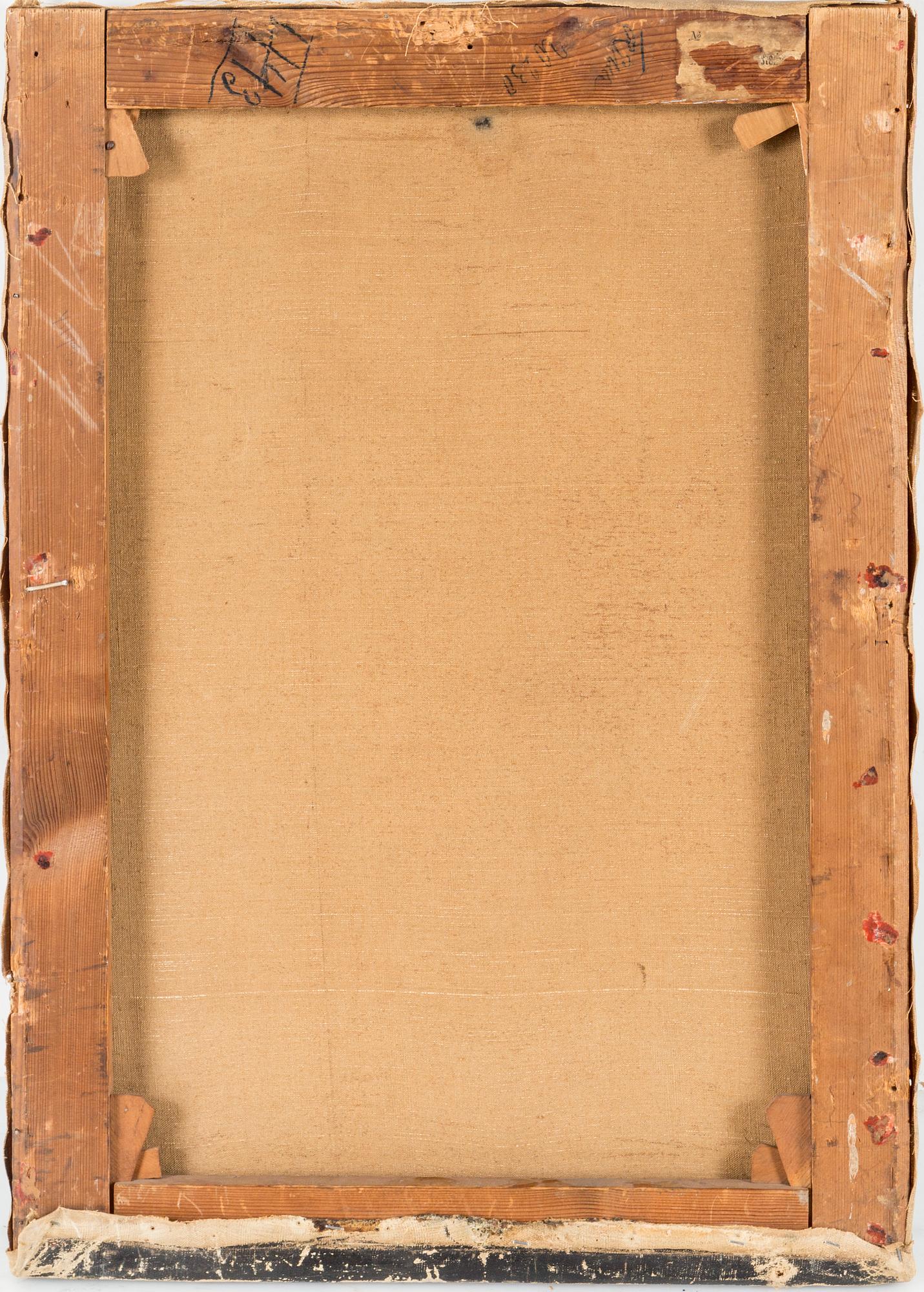 FRIEDRICH STAHL, oil on canvas, signed.