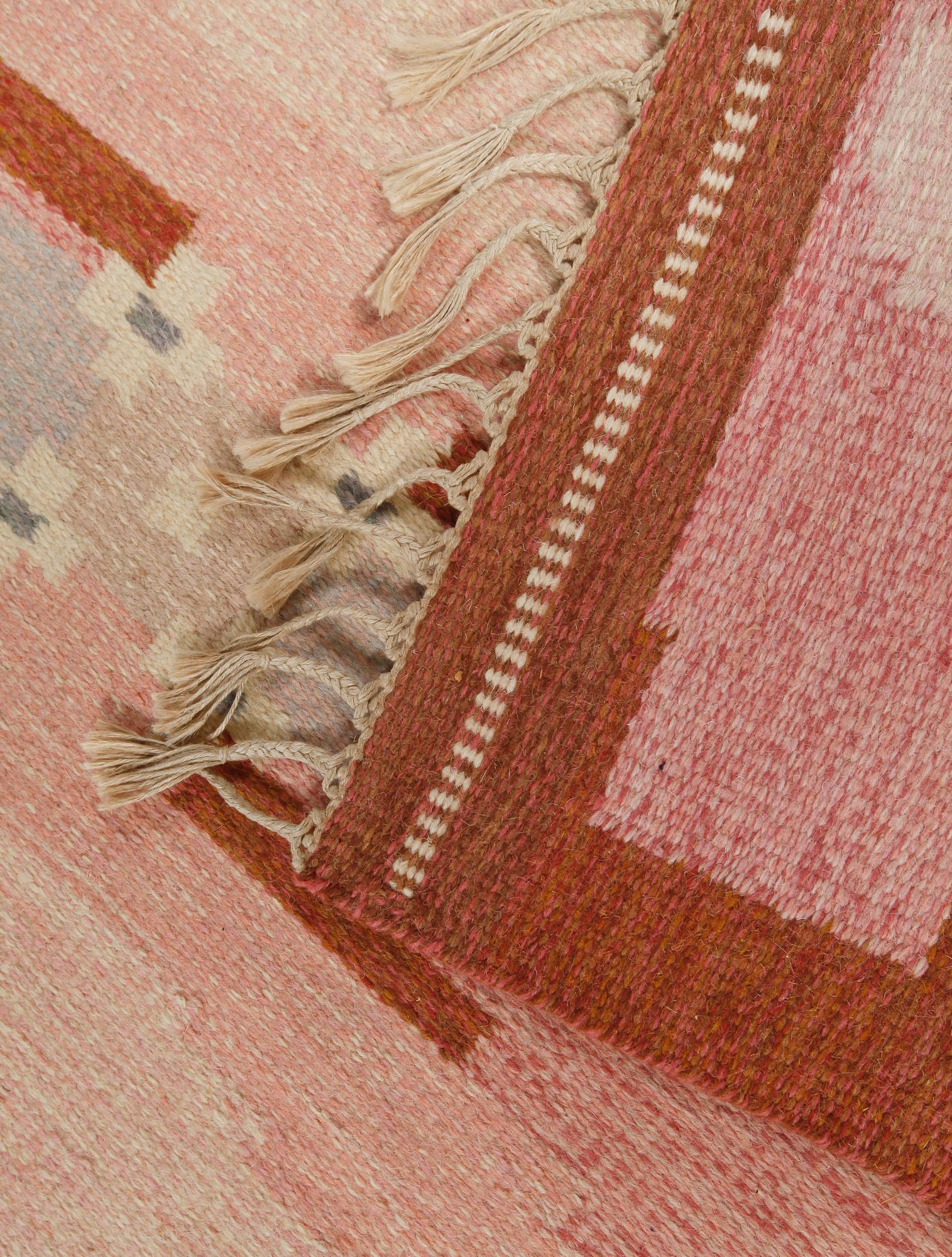 MATTA, rölakan, Ingegerd Silow, monogramsignerad, 1900-talets andra hälft, 230 x 167 cm.