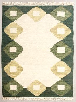 A flat weave carpet approx 230x170 cm.