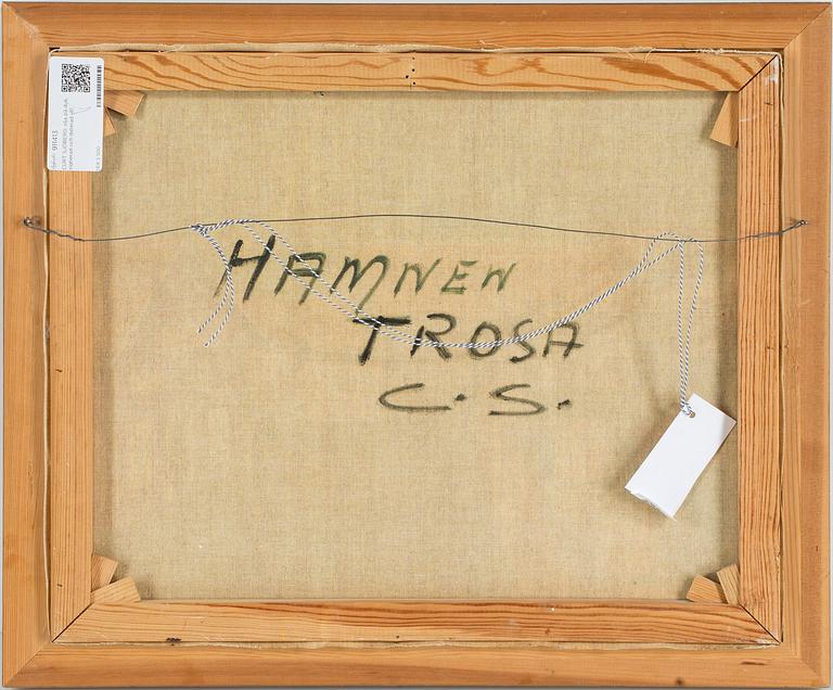 CURT SJÖBERG, olja på duk, signerad och daterad -81.