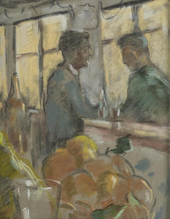 Lotte Laserstein, Porträtt av kvinna i en bar.