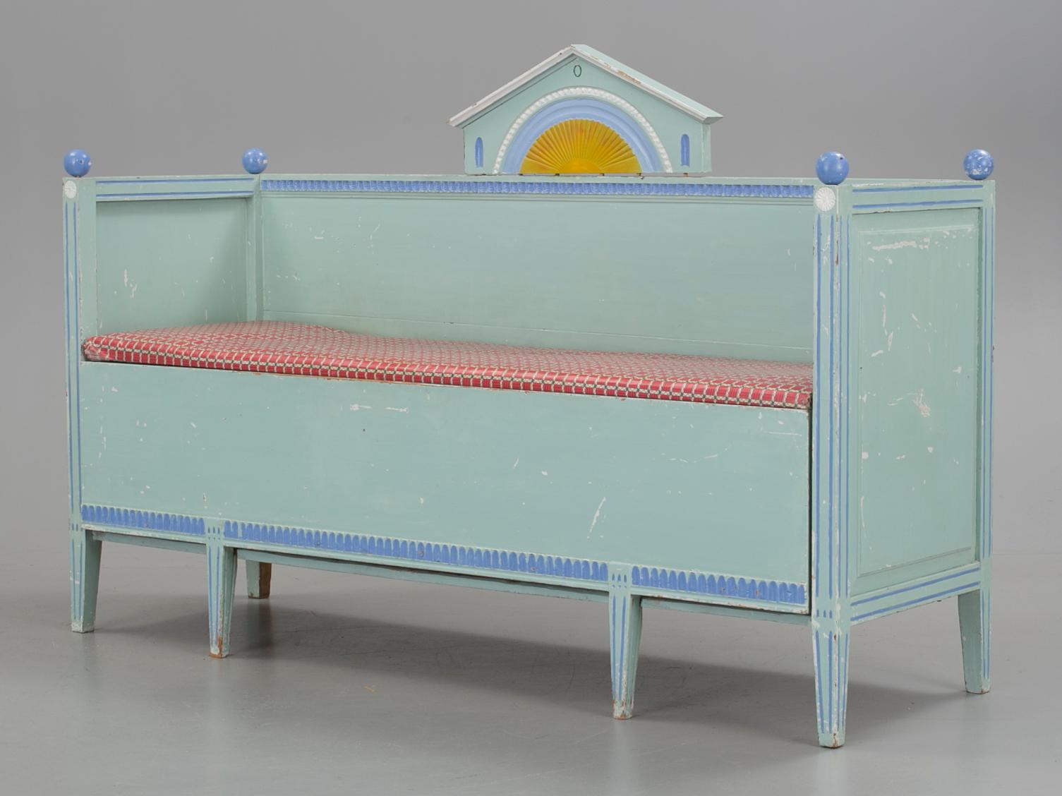 SOFFA, gustaviansk, omkring 1800.