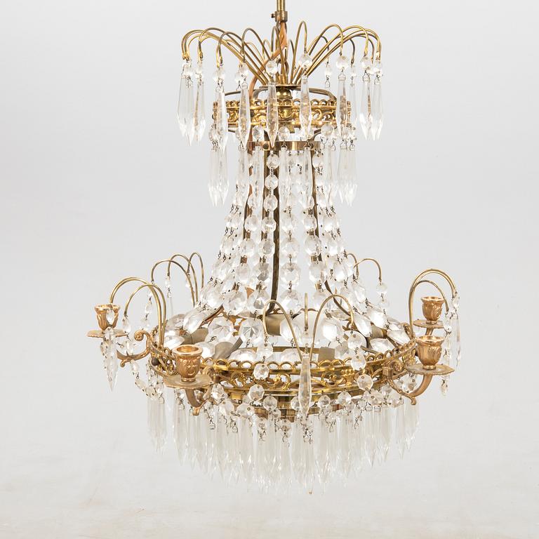 Chandelier Gustavian style mid/late 20th century.