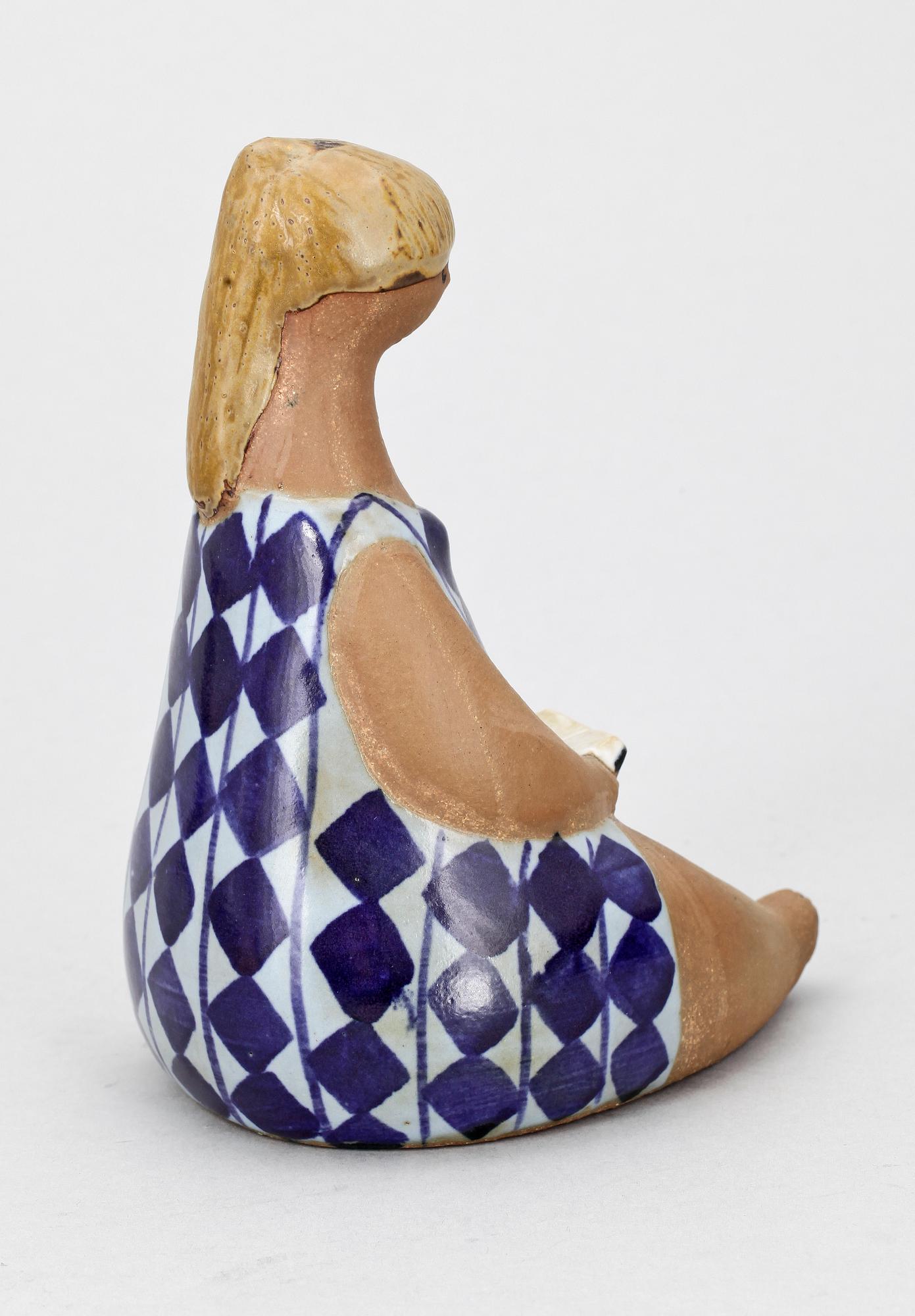 FIGURIN, stengods, Lisa Larson. Gustavsberg.