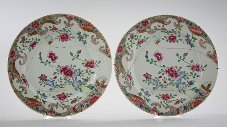 FAT, ett par, porslin, Kina, Qianlong, 1700-tal.