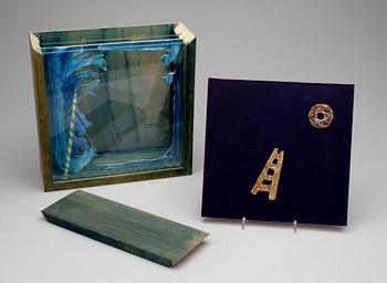 IAN RUSTH, diorama/multipel med bok, sign o numr 45/50.