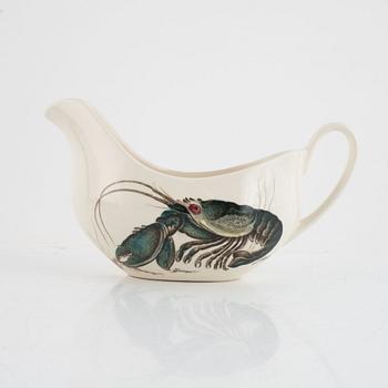 Fiskservis, 20 delar, flintgods, "Fish", Johnson Bros, England.