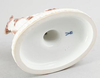 FIGUR, porslin, Meissen, 1900-talets mitt.