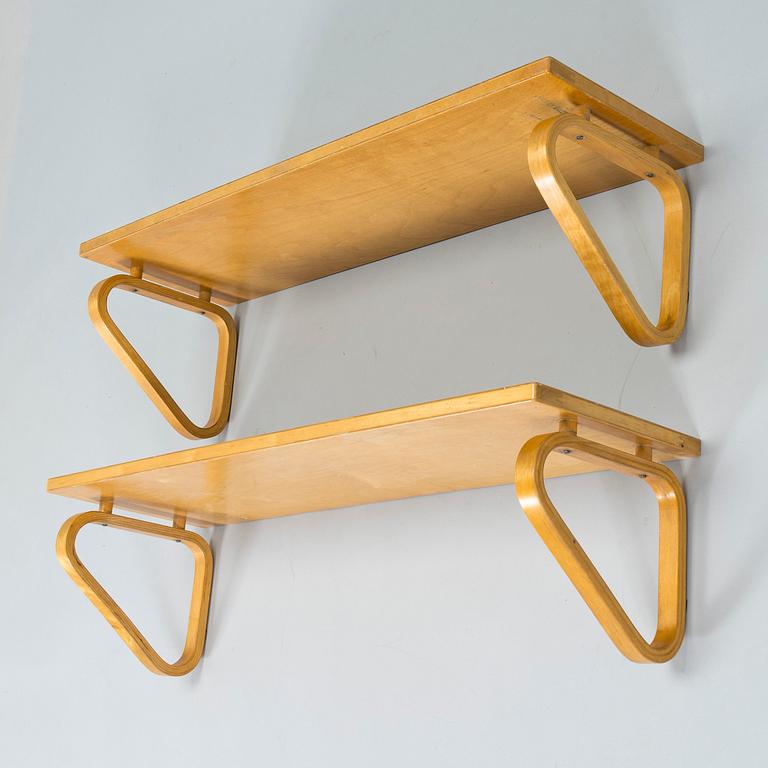 Alvar Aalto, two 1930/1940's shelves for O.Y. Huonekalu- ja Rakennustyötehdas A.B.