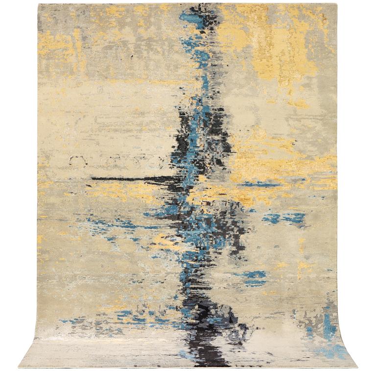 A modern design oriental rug, a. 247 x 172 cm.